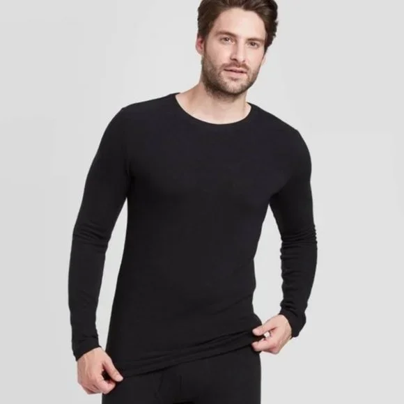 GOODFELLOW & CO Men's Tall Premium Long Sleeve Thermal Undershirt NEW IN BOX! - Picture 2 of 11